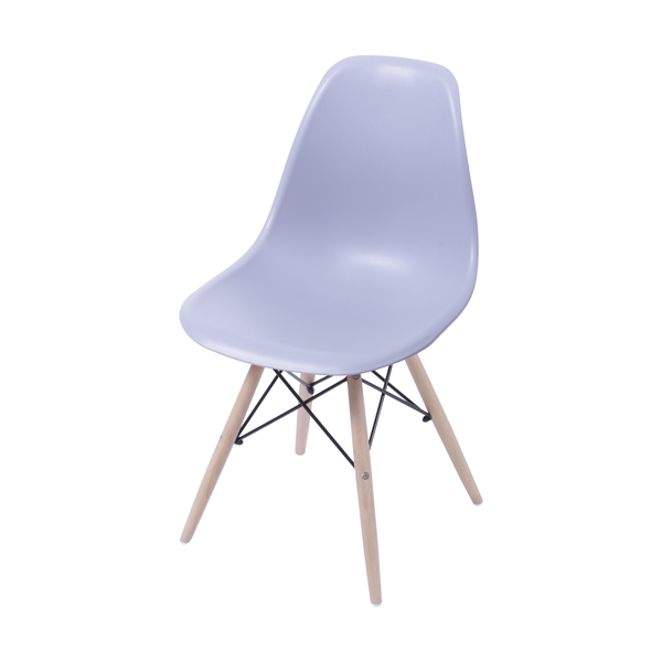 Eames Base de Madeira Cinza